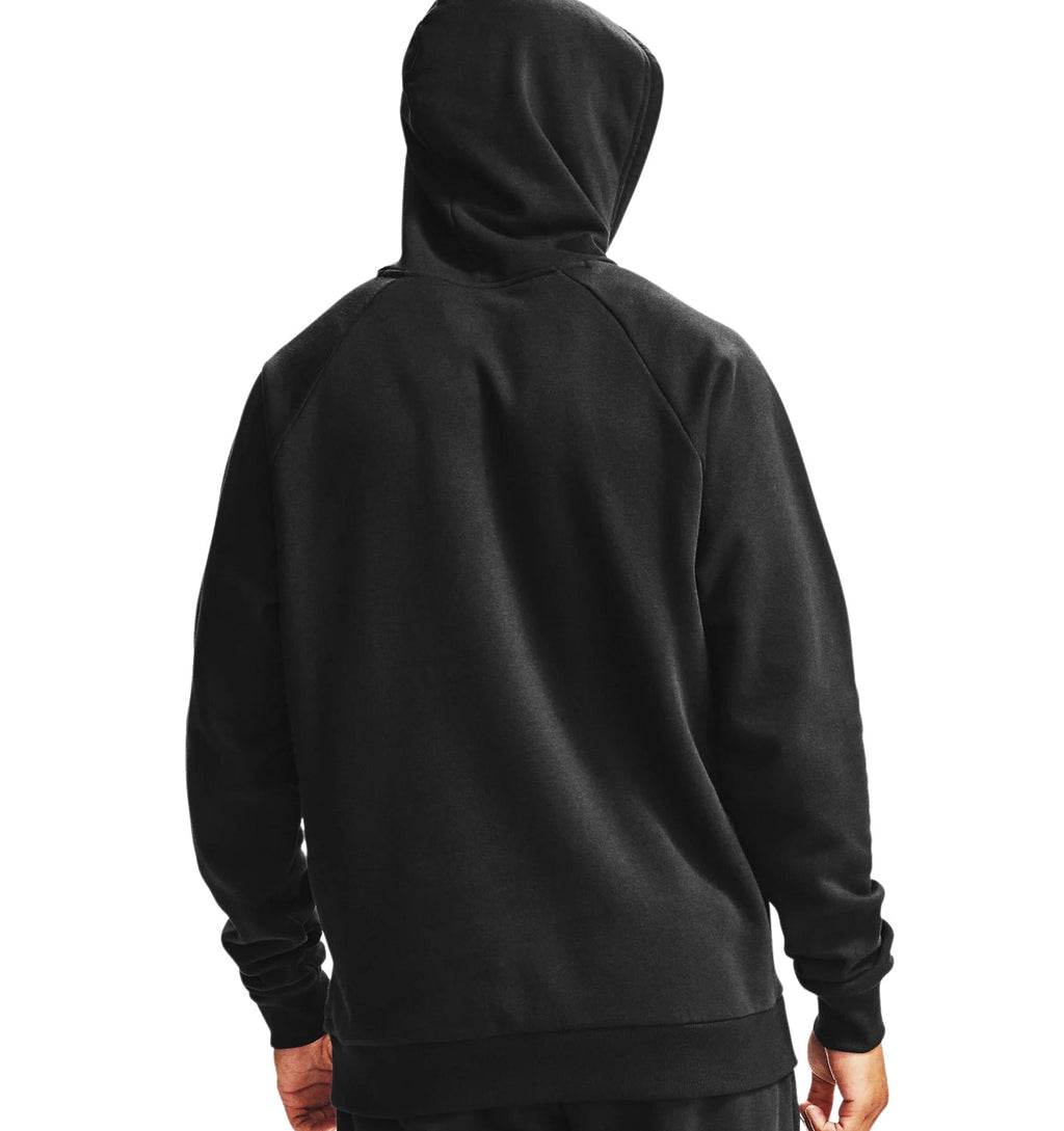 UNDER ARMOUR MEN'S UA RIVAL FLEECE HOODIE (BLACK)