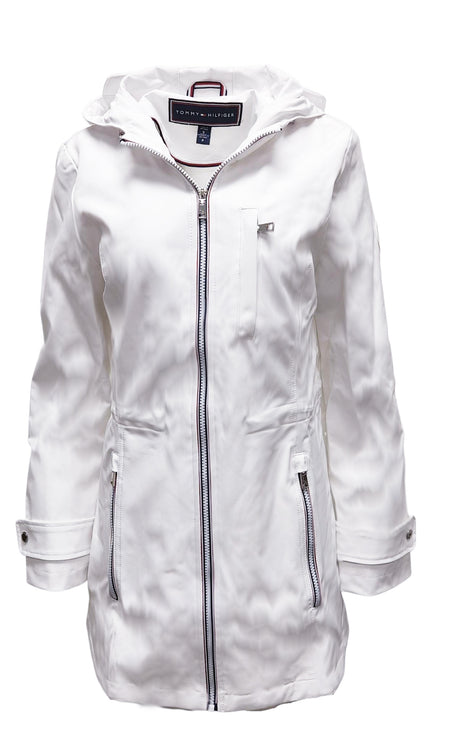 TOMMY HILFIGER WOMEN'S SOFTSHELL JACKET (WHITE)