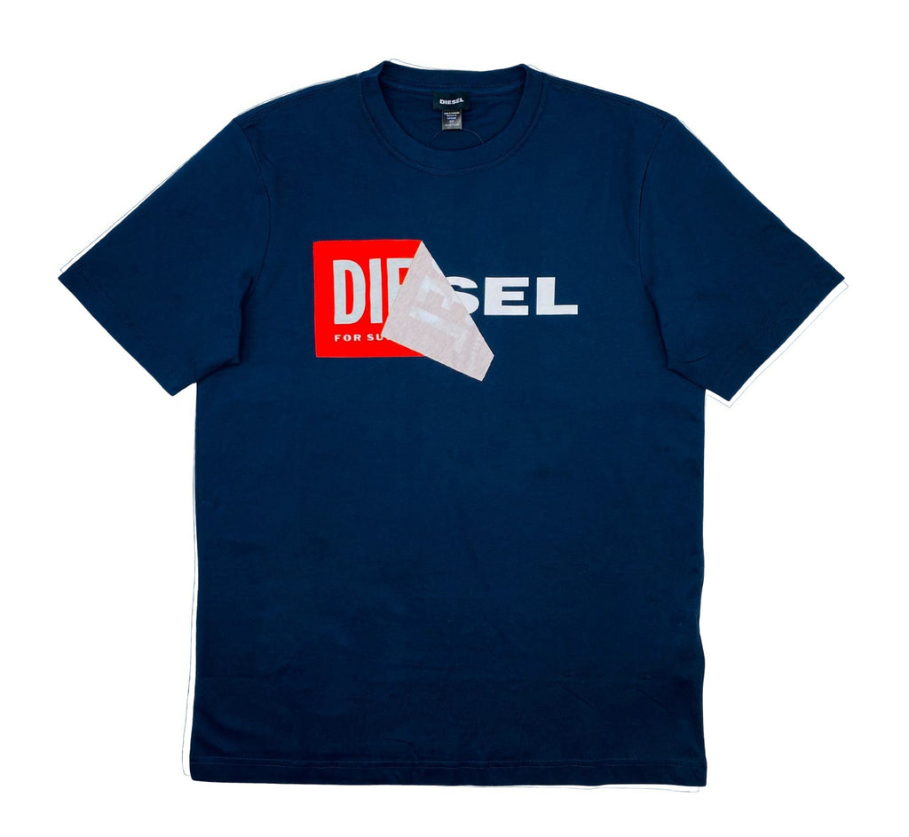 DIESEL MEN'S T-SHIRT ( DARK NAVY)