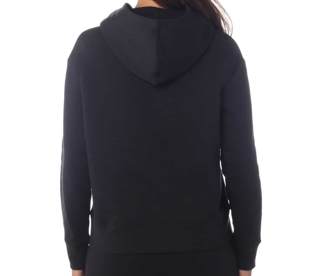 CHAMPION WOMEN'S FLEECE HOODIE (BLACK)