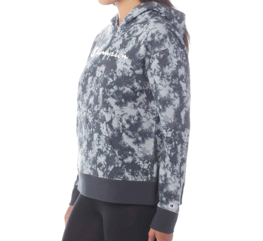 CHAMPION WOMEN'S FLEECE HOODIE (GREY)