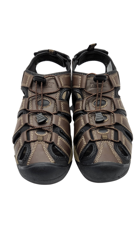 KHOMBU MEN'S RIVER SANDAL (BROWN)