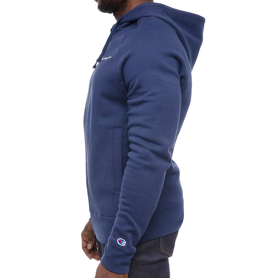 CHAMPION MEN'S FULL ZIP UP HOODIE (NAVY)