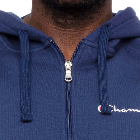 CHAMPION MEN'S FULL ZIP UP HOODIE (NAVY)