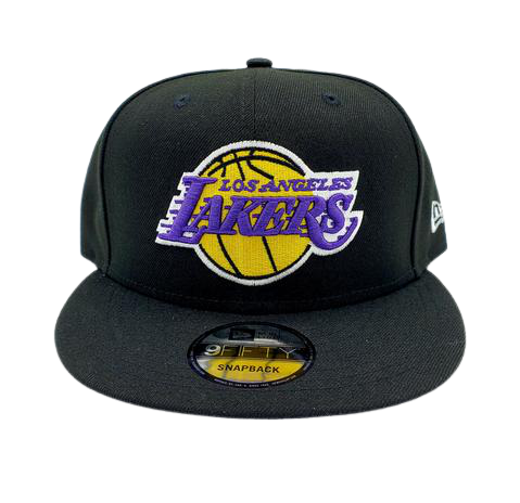 MEN'S 950 LOS ANGELES LAKERS LOGO ON BLACK SNAPBACK