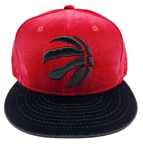 MEN'S TORONTO RAPTORS 950 BLACK ON RED VELOUR HAT