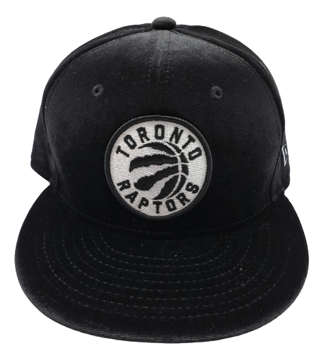 MEN'S TORONTO RAPTORS 950 BLACK/WHITE LOGO ON BLACK VELOUR HAT