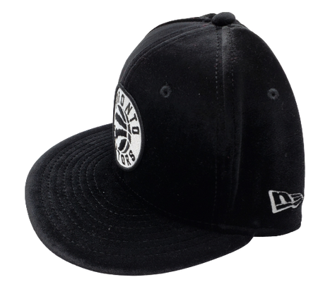 MEN'S TORONTO RAPTORS 950 BLACK/WHITE LOGO ON BLACK VELOUR HAT