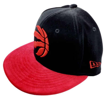 MEN'S TORONTO RAPTORS 950 RED ON BLACK VELOUR HAT