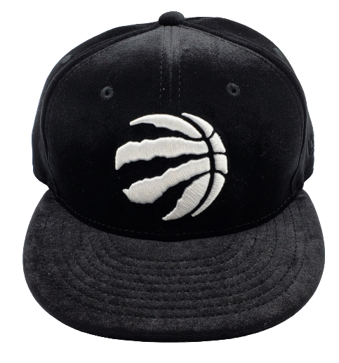 MEN'S TORONTO RAPTORS 950 WHITE LOGO ON BLACK VELOUR HAT