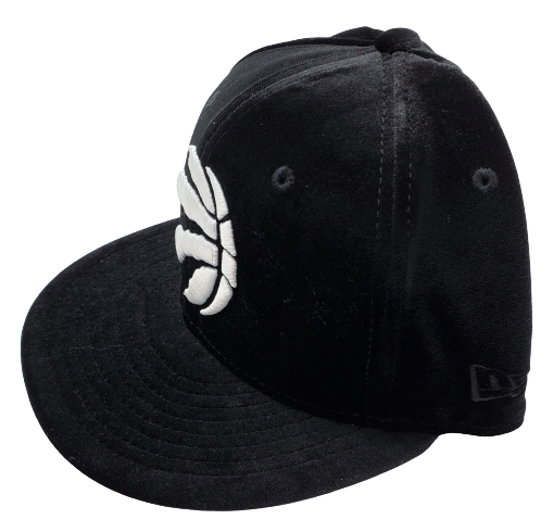 MEN'S TORONTO RAPTORS 950 WHITE LOGO ON BLACK VELOUR HAT