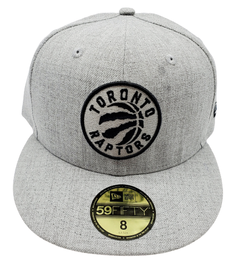 MEN'S 5950 TORONTO RAPTORS FITTED HEATHER GREY HAT