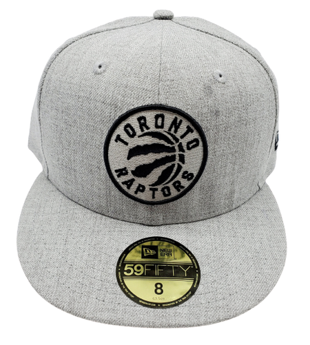 MEN'S 5950 TORONTO RAPTORS FITTED HEATHER GREY HAT