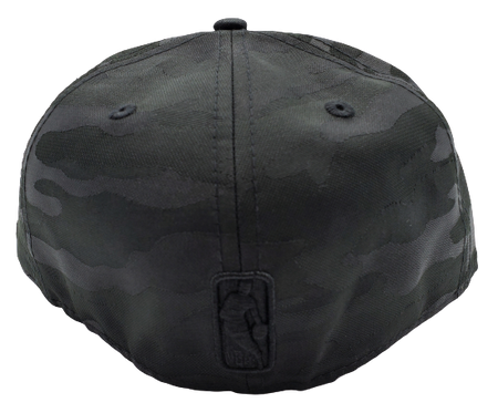 MEN'S 5950 TORONTO RAPTORS FITTED ALL BLACK CAMO HAT