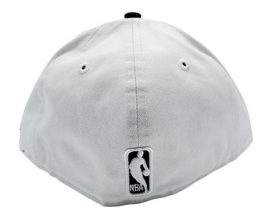 MEN'S 5950 TORONTO RAPTORS BLACK PU BRIM WHITE FITTED HAT