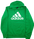 ADIDAS 3 STRIPE PULLOVER HOODIE GREEN