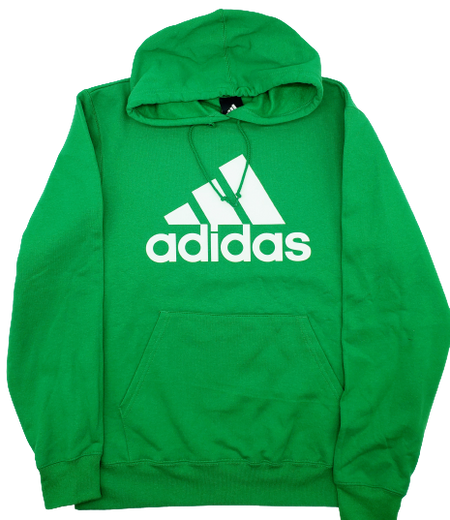 ADIDAS 3 STRIPE PULLOVER HOODIE GREEN