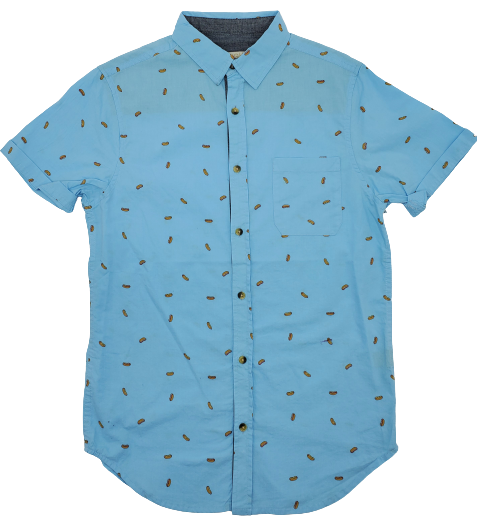 STRAIGHT FADED PRINTED SHIRT