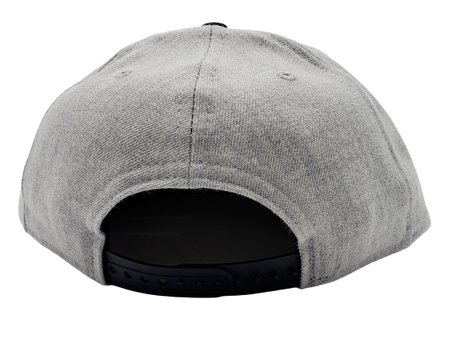 MEN'S 950 TORONTO GREY WITH BLACK BRIM SNAPBACK HAT