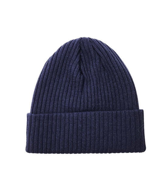 PUMA RIBBED CUFF BEANIE (NAVY)
