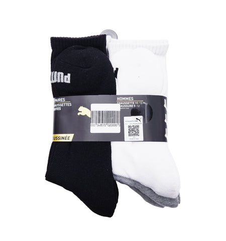 PUMA 6PACK MEN 1/2 TERRY LONG CREW SOCKS