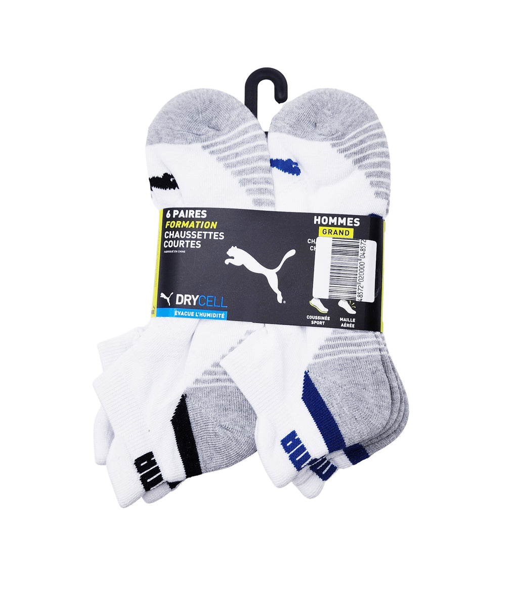 PUMA 6PACK MEN 1/2 TERRY LOW CUT SOCKS