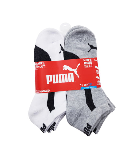 PUMA 6PACK MEN 1/2 TERRY LOW CUT SOCKS