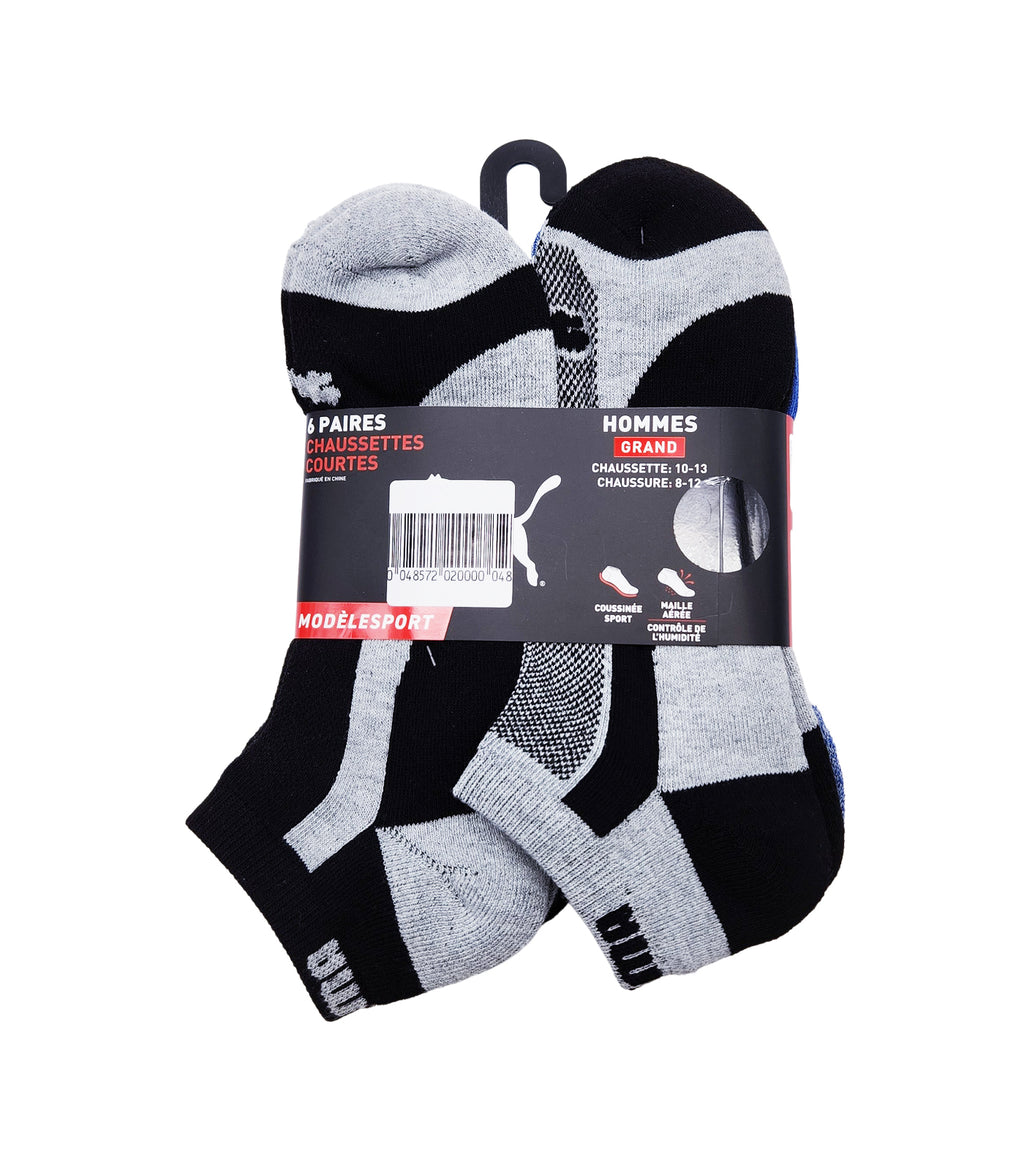 PUMA 6PACK MEN 1/2 TERRY LOW CUT SOCKS