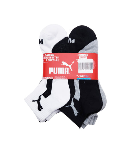 PUMA 6PACK MEN 1/2 TERRY QUARTER SOCKS