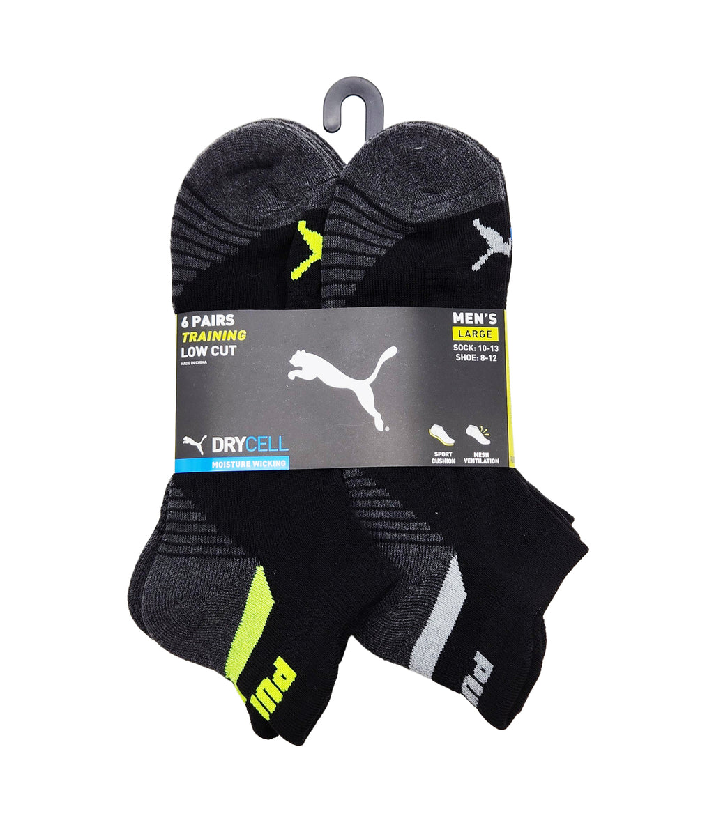 PUMA 6PACK MEN 1/2 TERRY LOW CUT SOCKS