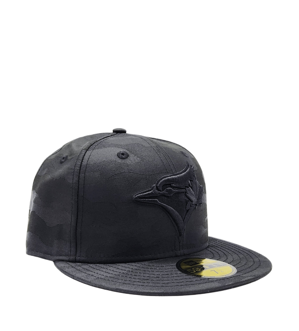 MEN'S 5950 BLUE JAYS BLACK CAMO FITTED HAT