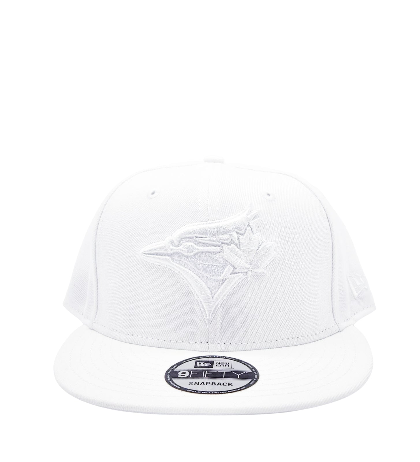 9FIFTY MLB TORONTO BLUE JAYS WHITE ON WHITE SNAPBACK HAT