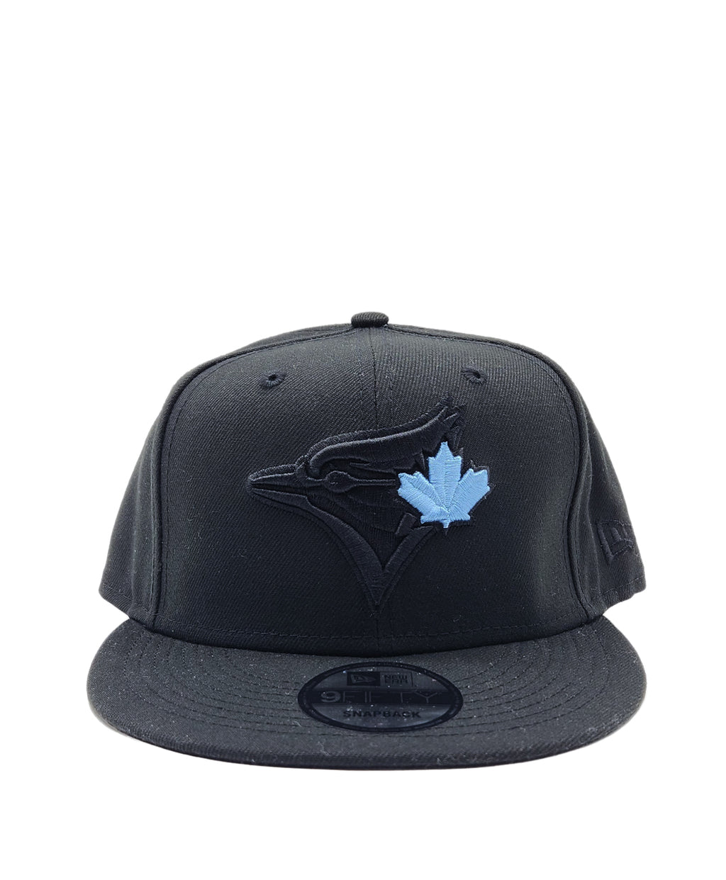 950 TORONTO BLUE JAYS BLACK WITH BLUE LEAF SNAPBACK HAT