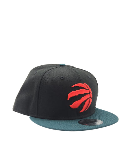 MEN'S 950 NEW ERA NBA TORONTO RAPTORS BLACK/GREEN WITH RED LOGO SNAPBACK HAT