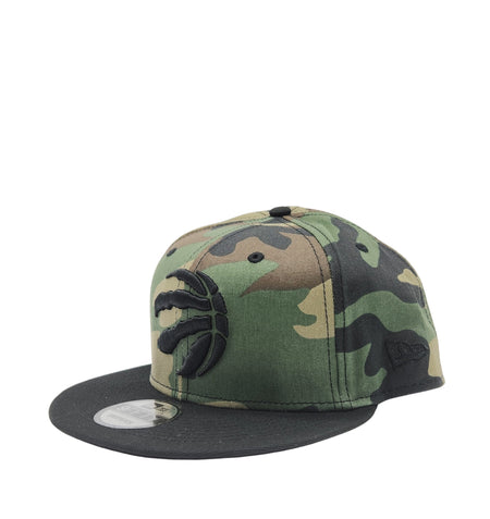 MEN'S 950 NEW ERA NBA TORONTO RAPTORS BLACK/GREEN CAMO SNAPBACK HAT