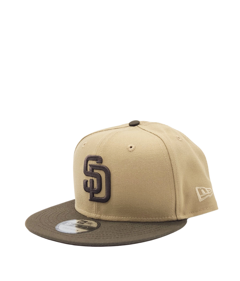 9FIFTY NEW ERA SAN DIEGO PADRES KHAKI/BROWN SNAPBACK HAT