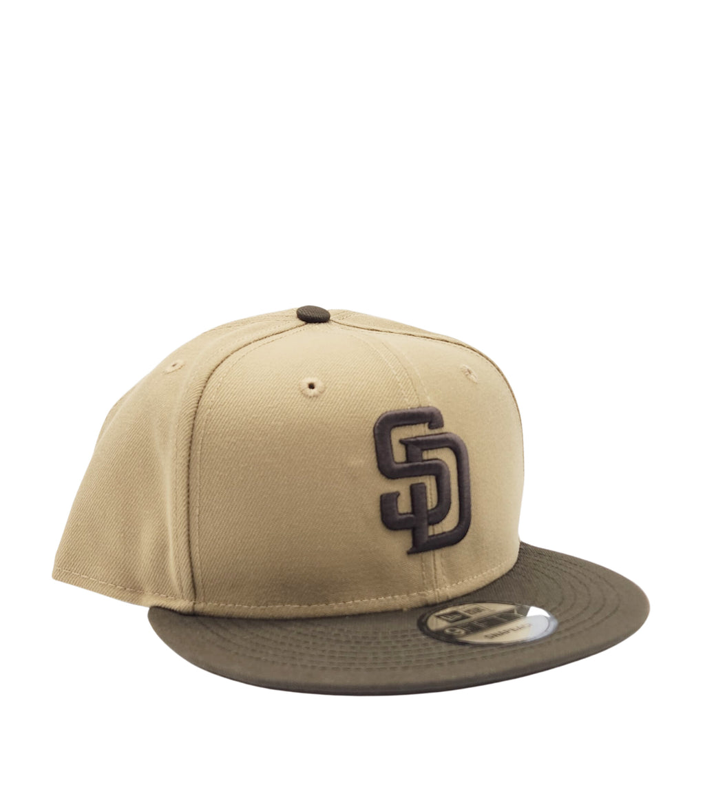 9FIFTY NEW ERA SAN DIEGO PADRES KHAKI/BROWN SNAPBACK HAT