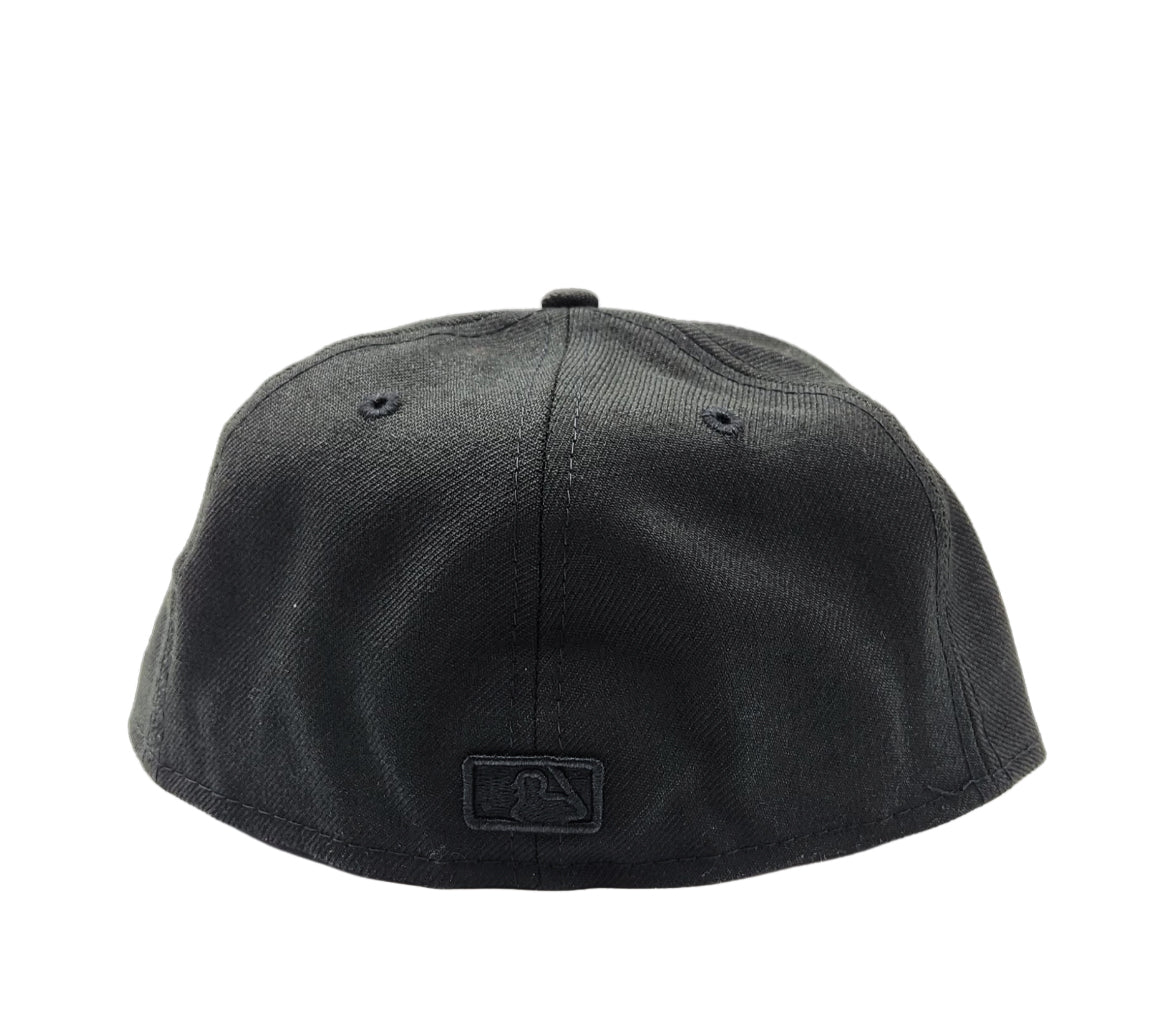 59FIFTY NEW ERA TORONTO BLUE JAYS GOLD LEAF LOGO BLACK FITTED HAT