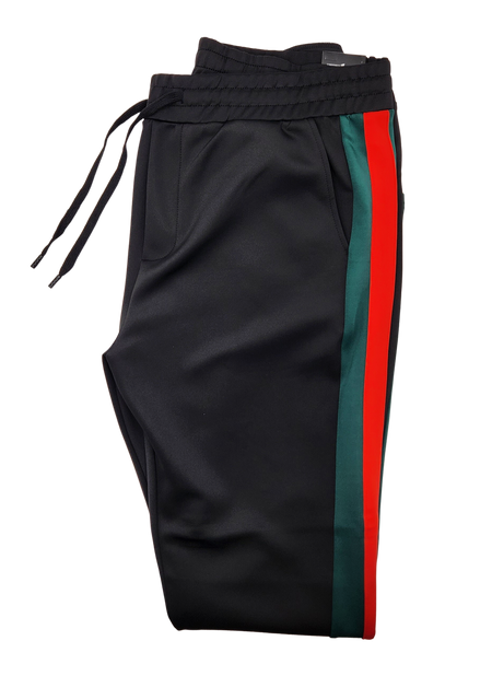 2 PCS VIP TRACKSUIT WITH HOOD (BLACK/RED/GREEN)