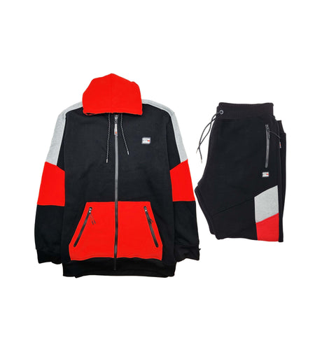 MENS BIG&TALL COLOR BLOCK TRACKSUIT