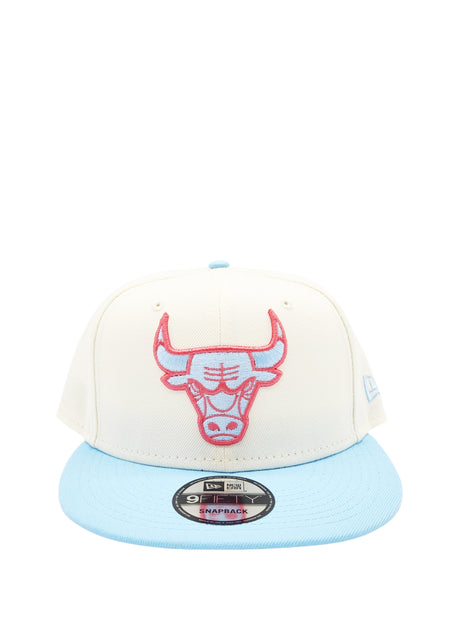 NEW ERA 9FIFTY NEW ERA CHICAGO BULLS OFF-WHITE/SKYBLUE SNAPBACK