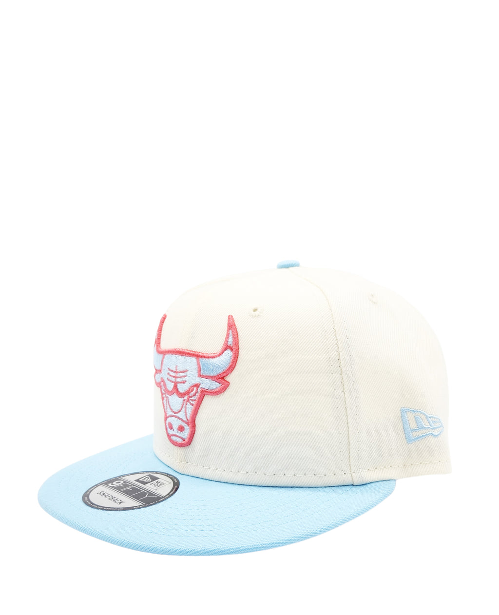 NEW ERA 9FIFTY NEW ERA CHICAGO BULLS OFF-WHITE/SKYBLUE SNAPBACK