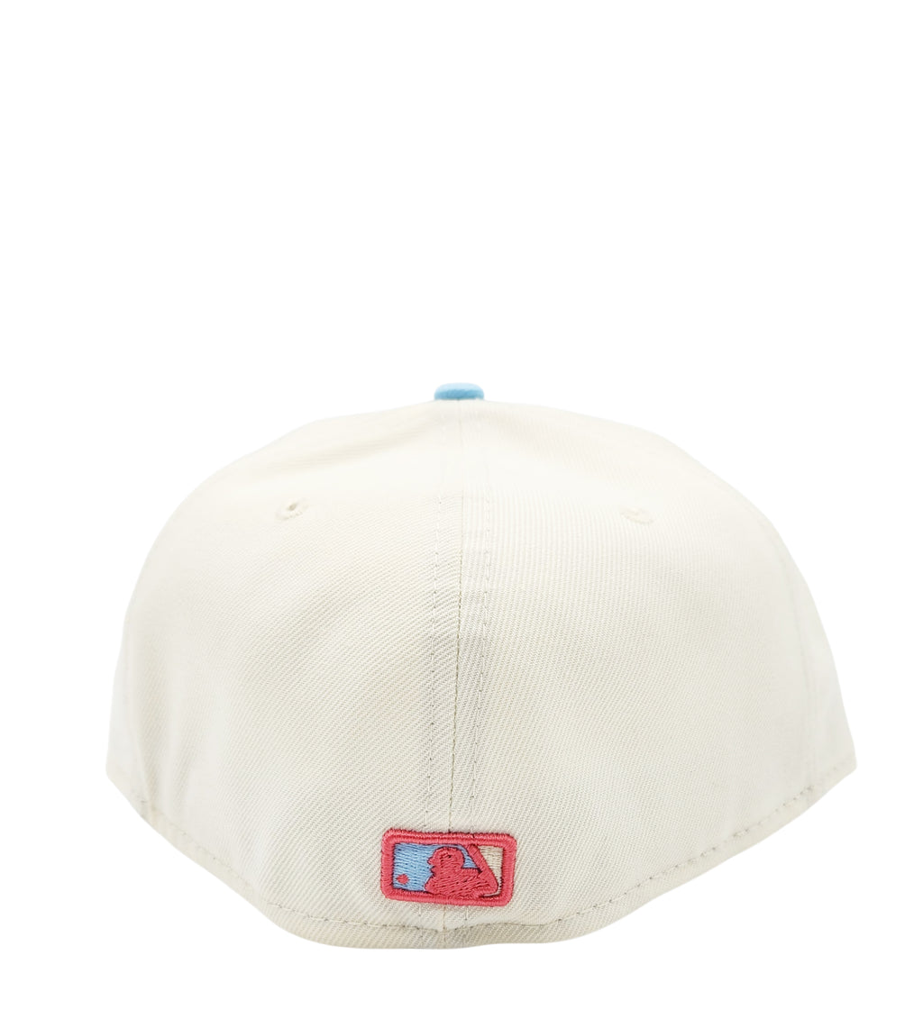 NEW ERA 59FIFTY TORONTO BLUE JAYS OFF-WHITE/SKYBLUE FITTED HAT