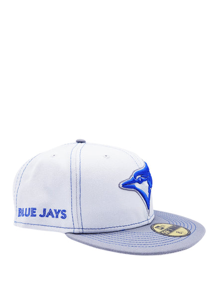 NEW ERA 59FIFTY TORONTO BLUE JAYS GREY/ROYAL FITTED HAT