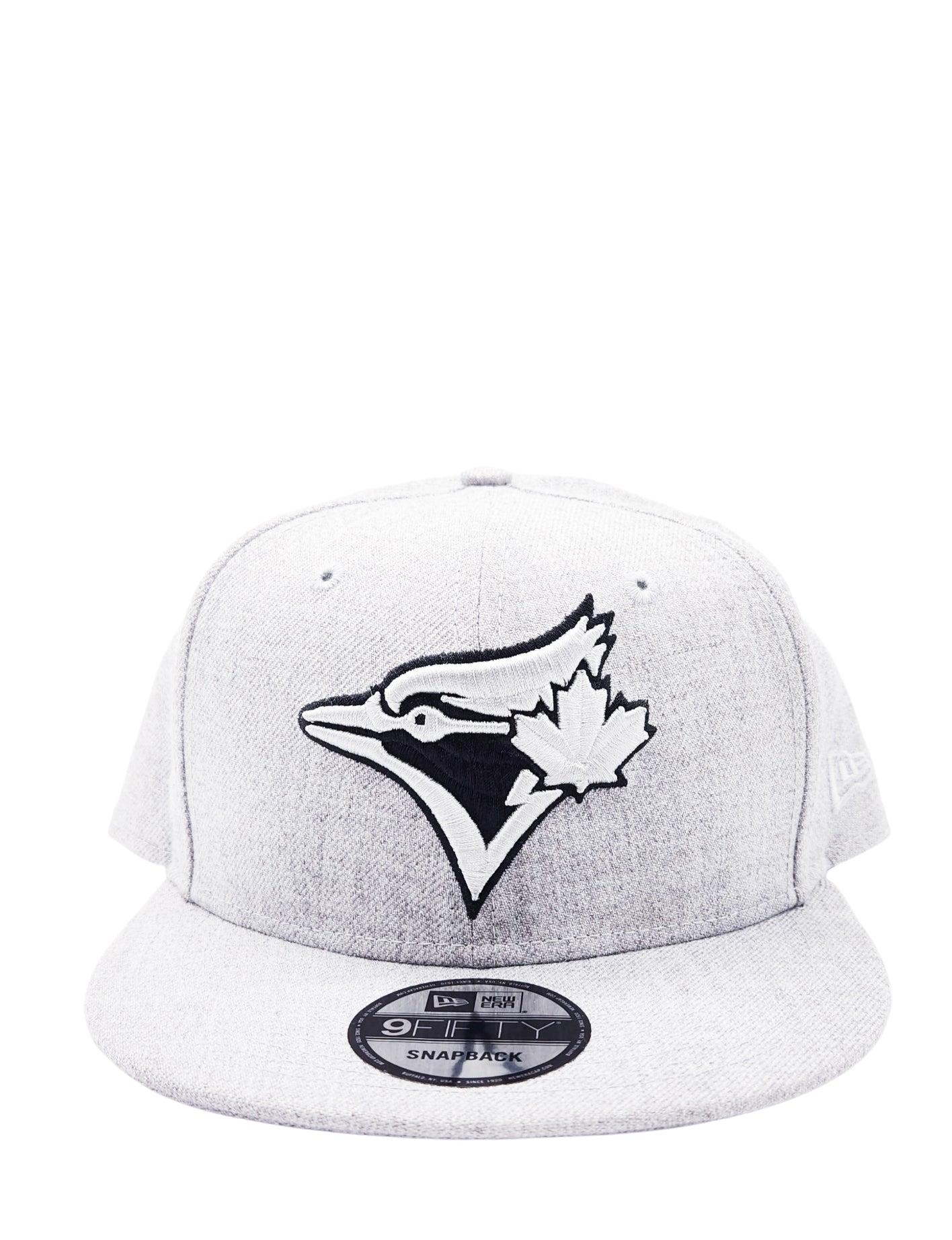 950 TORONTO BLUE JAYS GREY/BLACK ON GREY SNAPBACK HAT