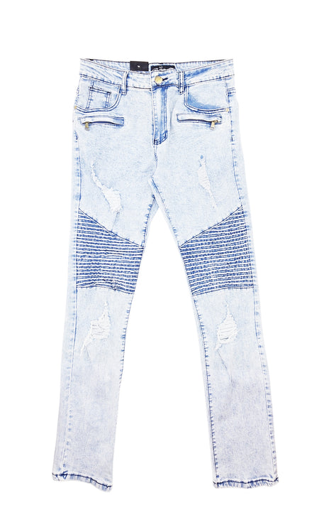 BRONCO DISTRESSED JEANS