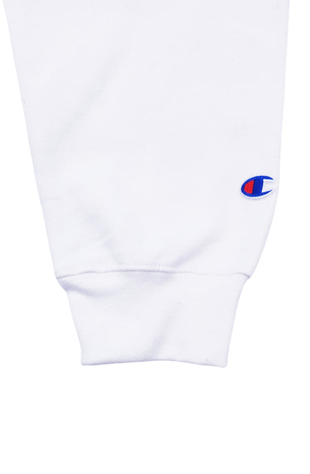 CHAMPION CORE LOGO WHITE CREWNECK (BIG&TALL)