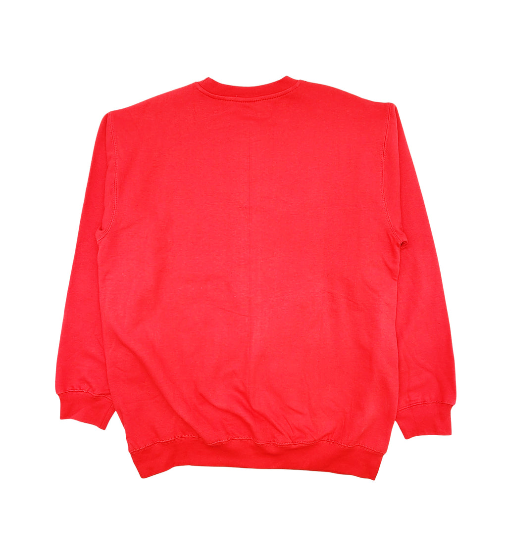 CHAMPION CORE LOGO RED CREWNECK (BIG&TALL)