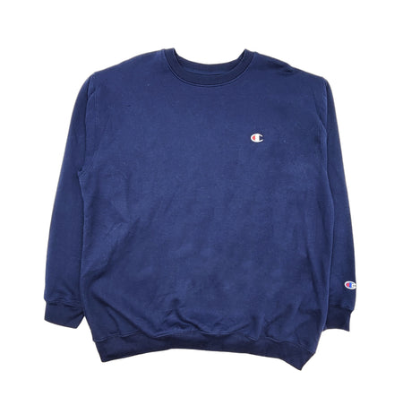 CHAMPION CORE LOGO NAVY CREWNECK (BIG&TALL)