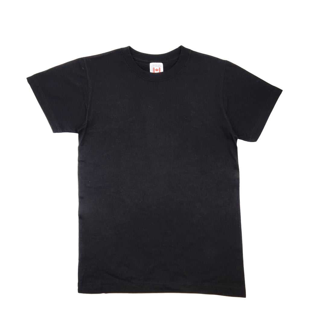 PLAIN CREWNECK T-SHIRTS (BLACK)